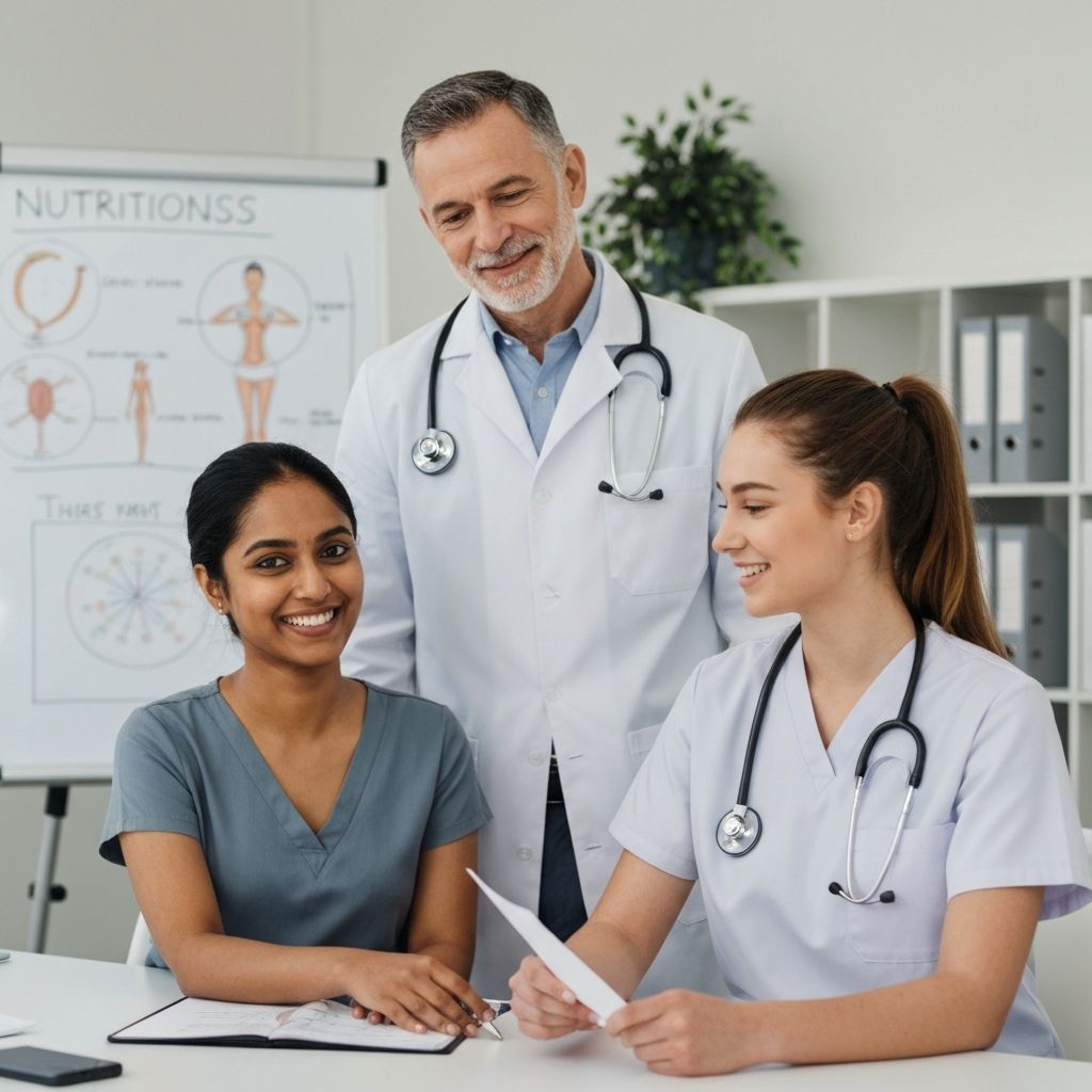 Equipo de nutricionistas profesionales